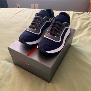 Prada 'Gabardine Fabric Low' Sneakers